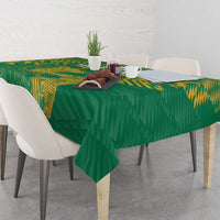 Custom Cricket South Africa Tablecloth Proteas Go Champion Green Version - Wonder Print Shop