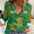 Custom Cricket South Africa Women Casual Shirt Proteas Go Champion Green Version - Wonder Print Shop