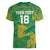 Custom Cricket South Africa Women V-Neck T-Shirt Proteas Go Champion Green Version - Wonder Print Shop