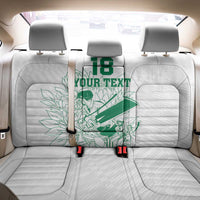 Custom Cricket South Africa Back Car Seat Cover Proteas Go Champion White Version - Wonder Print Shop