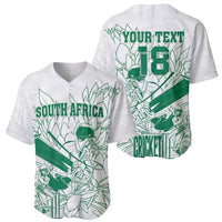 Custom Cricket South Africa Baseball Jersey Proteas Go Champion White Version - Wonder Print Shop