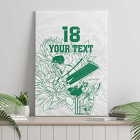 Custom Cricket South Africa Canvas Wall Art Proteas Go Champion White Version - Wonder Print Shop