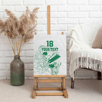 Custom Cricket South Africa Canvas Wall Art Proteas Go Champion White Version - Wonder Print Shop