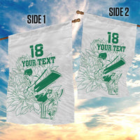 Custom Cricket South Africa Garden Flag Proteas Go Champion White Version - Wonder Print Shop