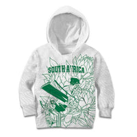 Custom Cricket South Africa Kid Hoodie Proteas Go Champion White Version - undefined