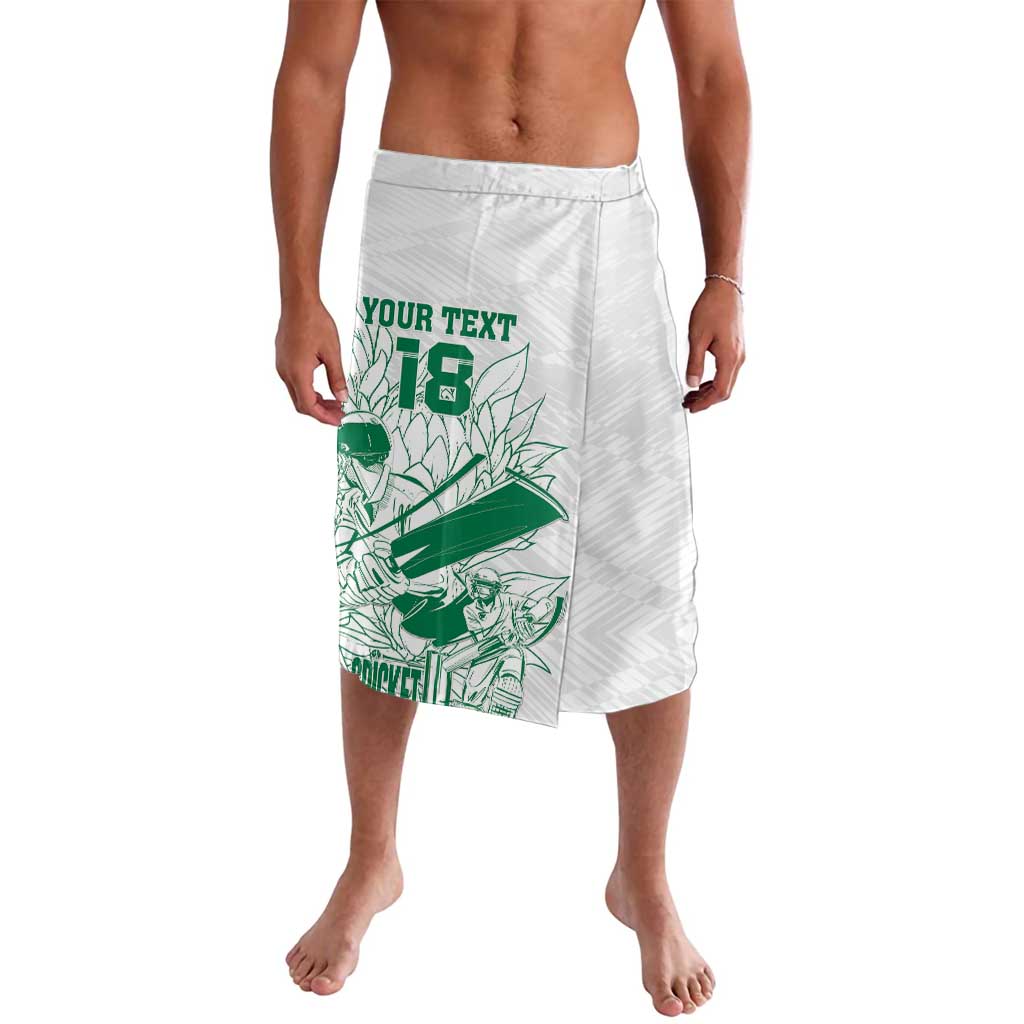 Custom Cricket South Africa Lavalava Proteas Go Champion White Version - Wonder Print Shop