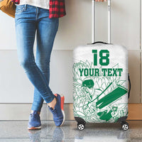 Custom Cricket South Africa Luggage Cover Proteas Go Champion White Version - Wonder Print Shop