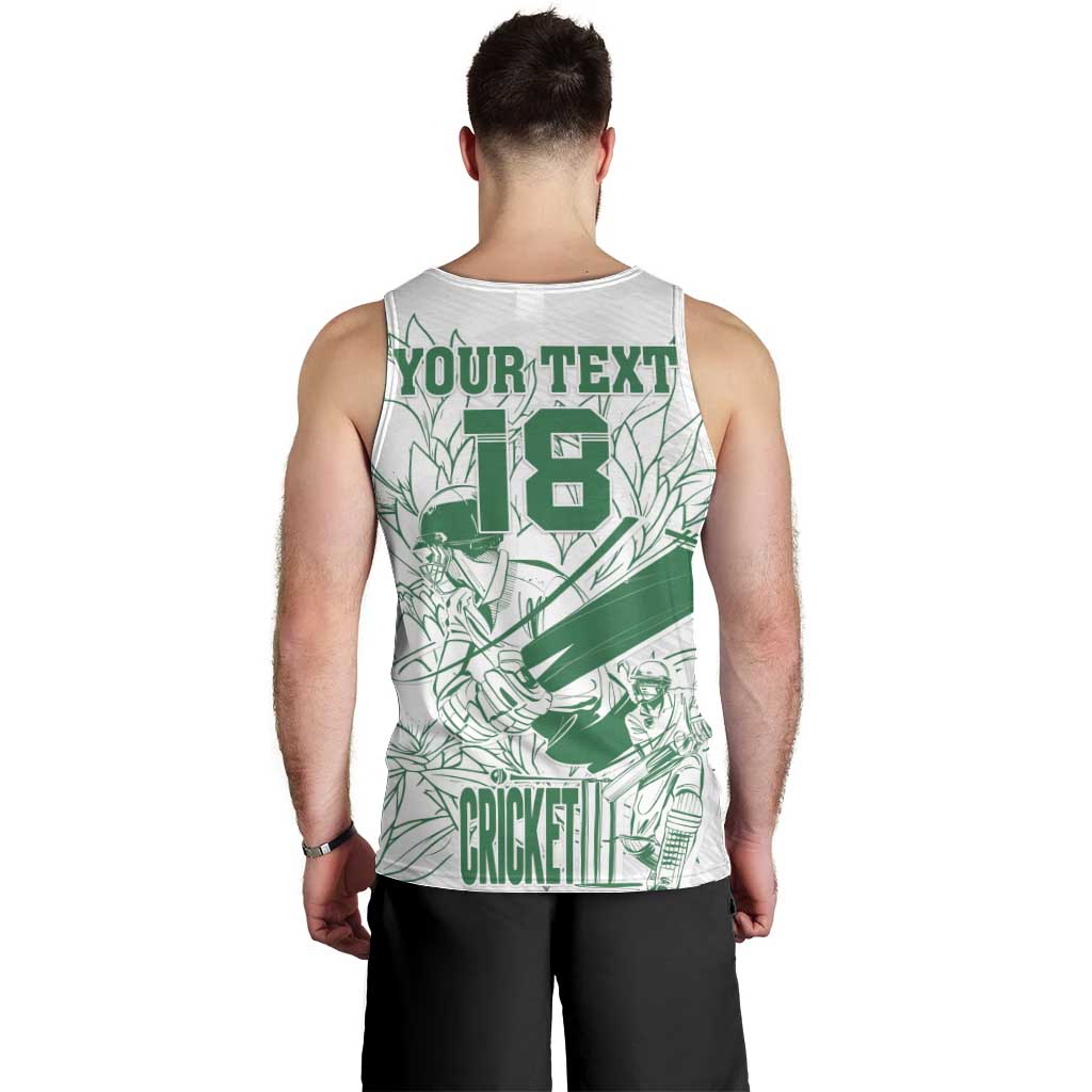 Custom Cricket South Africa Men Tank Top Proteas Go Champion White Version - Wonder Print Shop