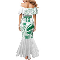 Custom Cricket South Africa Mermaid Dress Proteas Go Champion White Version - Wonder Print Shop