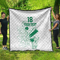 Custom Cricket South Africa Quilt Proteas Go Champion White Version - Wonder Print Shop