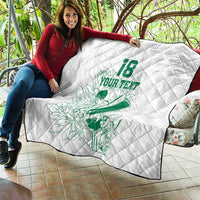 Custom Cricket South Africa Quilt Proteas Go Champion White Version - Wonder Print Shop