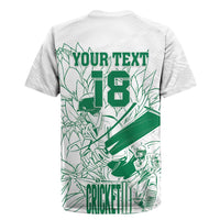 Custom Cricket South Africa Rugby Jersey Proteas Go Champion White Version - Wonder Print Shop
