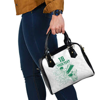 Custom Cricket South Africa Shoulder Handbag Proteas Go Champion White Version - Wonder Print Shop