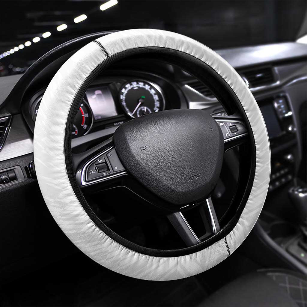 Cricket South Africa Steering Wheel Cover Proteas Go Champion White Version - Wonder Print Shop