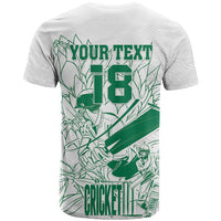 Custom Cricket South Africa T Shirt Proteas Go Champion White Version - Wonder Print Shop