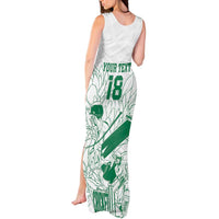 Custom Cricket South Africa Tank Maxi Dress Proteas Go Champion White Version - Wonder Print Shop