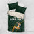 Custom South Africa Springbok Jumping Bedding Set With Kente Patterns - Wonder Print Shop