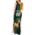 Custom South Africa Springbok Jumping Tank Maxi Dress With Kente Patterns - Wonder Print Shop