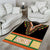 Africa Dashiki Area Rug Embroidery Neckline Floral Pattern - Wonder Print Shop