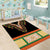 Africa Dashiki Area Rug Embroidery Neckline Floral Pattern - Wonder Print Shop