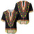 Africa Dashiki Baseball Jersey Embroidery Neckline Floral Pattern - Wonder Print Shop