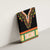 Africa Dashiki Canvas Wall Art Embroidery Neckline Floral Pattern - Wonder Print Shop