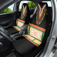 Africa Dashiki Car Seat Cover Embroidery Neckline Floral Pattern - Wonder Print Shop