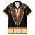 Africa Dashiki Family Matching Mermaid Dress and Hawaiian Shirt Embroidery Neckline Floral Pattern - Wonder Print Shop
