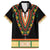 Africa Dashiki Family Matching Off The Shoulder Long Sleeve Dress and Hawaiian Shirt Embroidery Neckline Floral Pattern - Wonder Print Shop