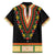Africa Dashiki Family Matching Off Shoulder Short Dress and Hawaiian Shirt Embroidery Neckline Floral Pattern - Wonder Print Shop
