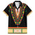 Africa Dashiki Family Matching Short Sleeve Bodycon Dress and Hawaiian Shirt Embroidery Neckline Floral Pattern - Wonder Print Shop