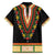 Africa Dashiki Family Matching Short Sleeve Bodycon Dress and Hawaiian Shirt Embroidery Neckline Floral Pattern - Wonder Print Shop