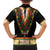 Africa Dashiki Family Matching Summer Maxi Dress and Hawaiian Shirt Embroidery Neckline Floral Pattern - Wonder Print Shop