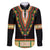 Africa Dashiki Family Matching Summer Maxi Dress and Hawaiian Shirt Embroidery Neckline Floral Pattern - Wonder Print Shop