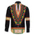 Africa Dashiki Family Matching Tank Maxi Dress and Hawaiian Shirt Embroidery Neckline Floral Pattern - Wonder Print Shop