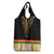 Africa Dashiki Grocery Bag Embroidery Neckline Floral Pattern