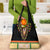 Africa Dashiki Grocery Bag Embroidery Neckline Floral Pattern