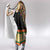Africa Dashiki Hooded Blanket Embroidery Neckline Floral Pattern