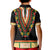 Africa Dashiki Kid Polo Shirt Embroidery Neckline Floral Pattern - Wonder Print Shop