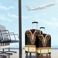 Africa Dashiki Luggage Cover Embroidery Neckline Floral Pattern - Wonder Print Shop