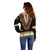 Africa Dashiki Off Shoulder Sweater Embroidery Neckline Floral Pattern - Wonder Print Shop