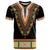 Africa Dashiki T Shirt Embroidery Neckline Floral Pattern - Wonder Print Shop
