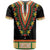 Africa Dashiki T Shirt Embroidery Neckline Floral Pattern - Wonder Print Shop