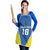 Custom West Knights of Yorkshire Apron Skate Hard Hit Harder Blue Version - Wonder Print Shop