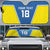 Custom West Knights of Yorkshire Auto Sun Shade Skate Hard Hit Harder Blue Version - Wonder Print Shop