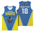 Custom West Knights of Yorkshire Basketball Jersey Skate Hard Hit Harder Blue Version - Wonder Print Shop
