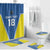 Custom West Knights of Yorkshire Bathroom Set Skate Hard Hit Harder Blue Version - Wonder Print Shop