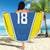 Custom West Knights of Yorkshire Beach Blanket Skate Hard Hit Harder Blue Version - Wonder Print Shop