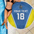 Custom West Knights of Yorkshire Beach Blanket Skate Hard Hit Harder Blue Version - Wonder Print Shop