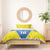 Custom West Knights of Yorkshire Bedding Set Skate Hard Hit Harder Blue Version - Wonder Print Shop